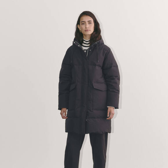 Everlane Women's Long Puffer Jacket in Black, Size Medium - Picture 4 of 7